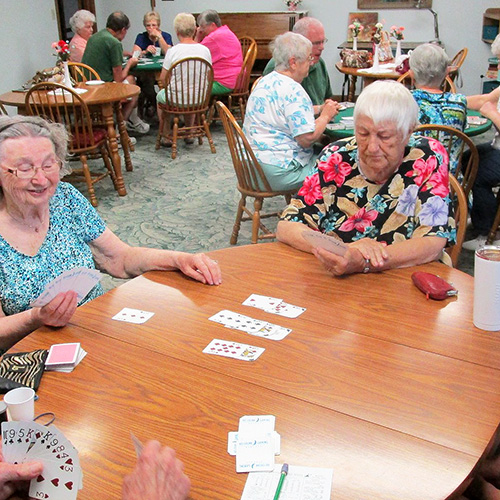 People playing cards